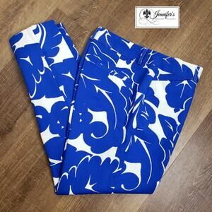 3/$25 Liz Claiborne Career NWT Women's Blue & White Emma Ankle Pants